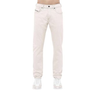 Diesel Heren 2019 D-Strukt denim jeans met middelhoge taille en slank model (Wit)