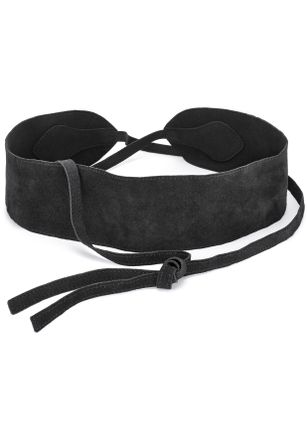 Lascana Tailleng&uuml;rtel LASCANA Bindeg&uuml;rtel, Damen, Gr. L, schwarz, Leder, aufgeraut, unifarben, G&uuml;rtel Tailleng&uuml;rtel, Lederg&uuml;rtel, Shapingeffekt, f&uuml;r Kleid & O