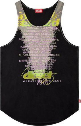 Diesel Remaster Capsule T-Shan tanktop - Zwart