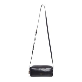 Khaite Vintage Pouch Leren Crossbody Tas - Dames - Schoudertassen - Zwart - ONE Size - Leer - Tassen