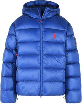 Polo Ralph Lauren Blaue Nylon-Bomberjacke