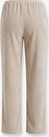 Alysi Womens Corduroy Trousers Beige Viscose