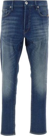 G-Star 3301 Slim Jeans - Heren - Slim Fit Jeans - Blauw - W33 L32 - Katoen - Jeans