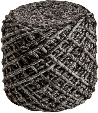 Obsession Sitzhocker »Hocker My Royal Pouf« 1 Stk. tlg. rund, Ø 40 cm, Höhe 40 cm, handgearbeitet, Wohnzimmer & Schlafzimmer