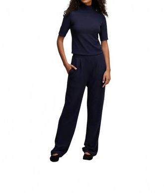 Velvet Eliya Pull On Pants In Navy