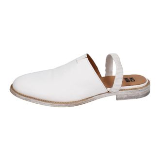 Moma Mules, female, White, Size: 7 US Leather Mules