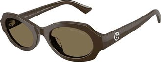 Giorgio Armani AR8245HU 630773 Womens Sunglasses Brown Size 49
