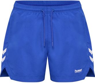 Hummel Badeshorts HUMMEL HMLPULSE SWIM SHORTS, Herren, Gr. M (48/50), N-Gr, dazzling blau, Obermaterial: 100% Polyester, Badehosen Badeshorts, mit Innenslip,