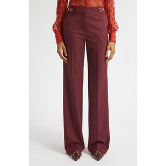 Ulla Johnson Quartier Mid Rise Pants in Bordeaux at Nordstrom Rack, Size 14