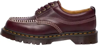 Dr. Martens Lowell Leather Moc Toe Shoes Cherry Red 31817600