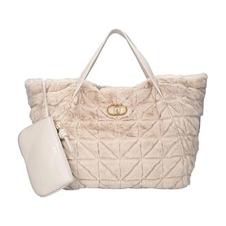 Liu Jo Borsa Tote Cromite - - Bags - Donna - Beige - ONE SIZE