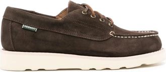 Sebago Bruin Leren Mocassins Sandalen - Heren - Bootschoenen - Bruin - 43 1/2 EU - Leer - Schoenen