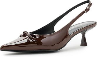 Madden Girl Vogue High Heels Espresso Patent : 9.5 M, Leather