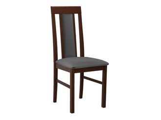 Mirjan24 Mobilier1 - Silla Victorville 165, Nuez, 96x43x40cm, Tapiz, De Madera, Madera, Muebles Ya Montados