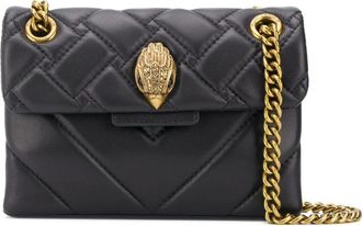 Kurt Geiger Mini Kensington Bag - Dames - Schoudertassen - Zwart - ONE Size - Leer - Tassen