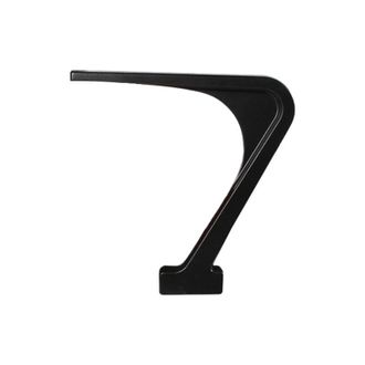 Topstar Reposapi&eacute;s Adaptado Con Silla De Oficina Pivotante 9000 482 910 R&iacute;gido, Negro