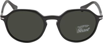 Persol Green Geometric Unisex Sunglasses PO3255S 95/31 51