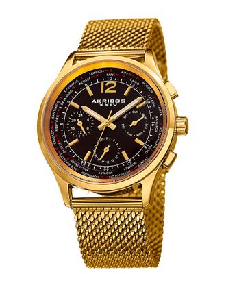 Akribos XXIV Akribos Xxiv Mens Stainless Steel Watch