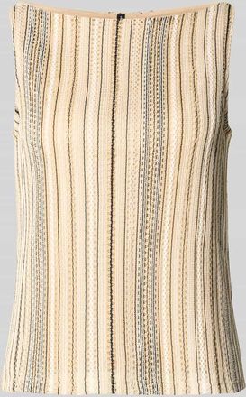 Vero Moda Regular Fit Tank Top mit Allover-Muster Modell DEMI in Offwhite, Gr&ouml;&szlig;e XL