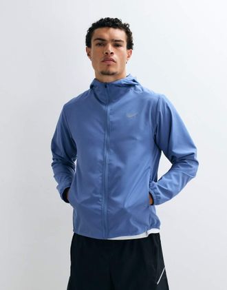 Nike Form Dri-FIT giacca con cappuccio blu