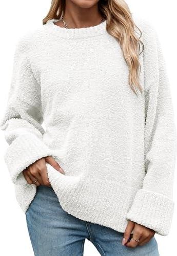 Pull Femme Heekpek - Chaud, Rayé, Col Rond - Laine Viscose - Style Décontracté Hiver