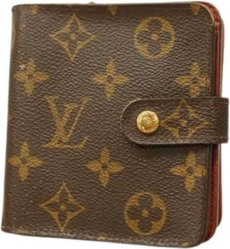 Louis Vuitton Pre-owned Wallets, female, Brown, Size: ONE SIZE Pre-owned Fabric Wallet