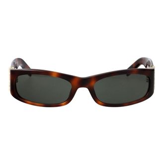 Saint Laurent SL M152 Zonnebril - unisex - Accessoires - Bruin - Maat: 55 MM Nylon