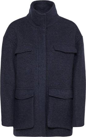 Ichi Giacca Leggera - - Jackets - Donna - Blu - L