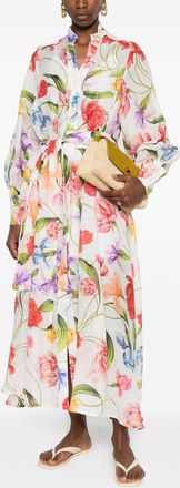 Lavi Womens Printed Long Dress