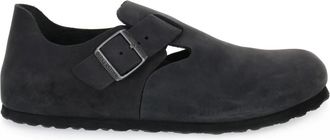 Birkenstock London Oiled Loafers - Heren - Loafers - Zwart - 44 EU - Leer - Schoenen