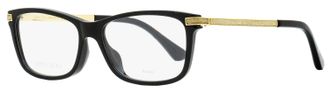 Jimmy Choo London Womens Petite Eyeglasses JC268G 807 Black/Gold 52mm