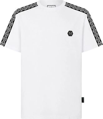 Philipp Plein T-shirt Girocollo SS - - Tops - Uomo - Bianco - S