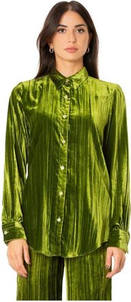 Forte_Forte Camicia in velluto a coste - - Blouses & Shirts - Donna - Verde - L