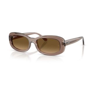 Ray-Ban Oval Sunglasses - female - Ray-Ban - Sunglasses - Brown - 56 MM - Accessories