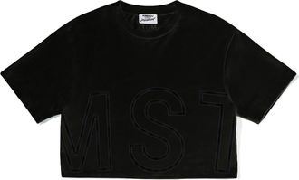 Freddy T-shirt cropped da donna comfort con maxi stampa