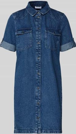 Noisy May Jeanskleid mit Brusttaschen Modell NEW SIGNE in Bleu, Gr&ouml;&szlig;e XL