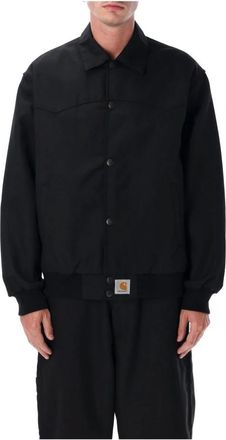 Carhartt Work in Progress Ray Jacket - Heren - Bomber jackets - Zwart - XL - Wol - Jassen