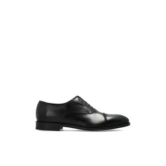 Ferragamo Toronto Schoenen - Heren - Nette schoenen - Zwart - 40 1/2 EU - Leer - Schoenen