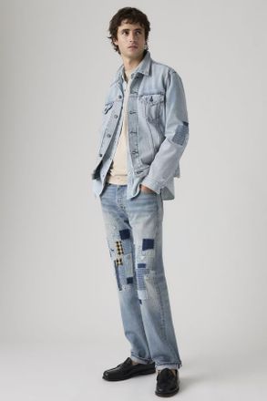 Levi's Vaqueros 501 Original Selvedge - Hombre - 30X30 - Lavado medio / Sashiko Selvedge