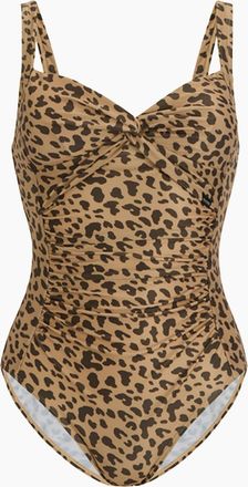 Regatta Womens Regatta Womens/Ladies Sakari Leopard Tummy Control One Piece Swimsuit - Multi - Size: 12