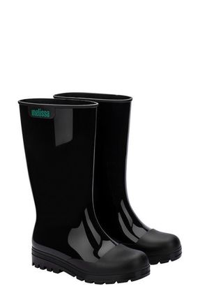 Melissa Welly Rain Boot in Black at Nordstrom, Size 10