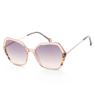 Carolina Herrera Womens 55mm Peach Havana Sunglasses HER0185-S-L93-55