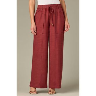 Wit & Wisdom Skyrise Wide Leg Pants in Fired Brick at Nordstrom, Size X-Small P
