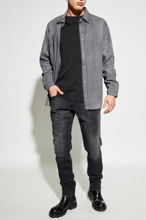 Diesel T-shirt T-ADJUST-MET, Mens, Black