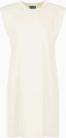 Emporio Armani 7W000481 Af 10373 U1112 - Dames - Korte kleedjes - Beige - L - Katoen - Kleedjes