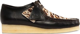 Clarks animal-print lace-up shoes - Brown