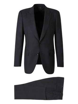 Tom Ford single-breasted suit - men - Wool - 54 - Blue