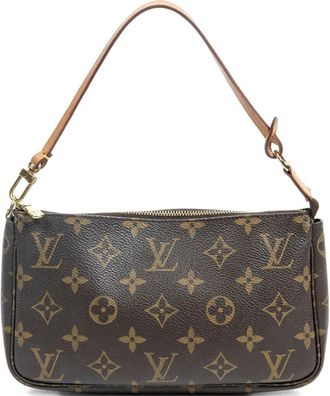 Louis Vuitton Borsa a spalla con monogramma - Marrone