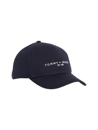 Tommy Hilfiger Baseball Cap TOMMY HILFIGER, blau (marine), Baumwolle, unifarben, Basic, Caps Baseball Cap