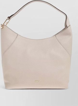 Furla shoulder bag top handle gold tone hardware